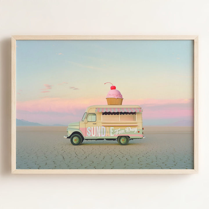 Sundae Fun Day Food Truck Art