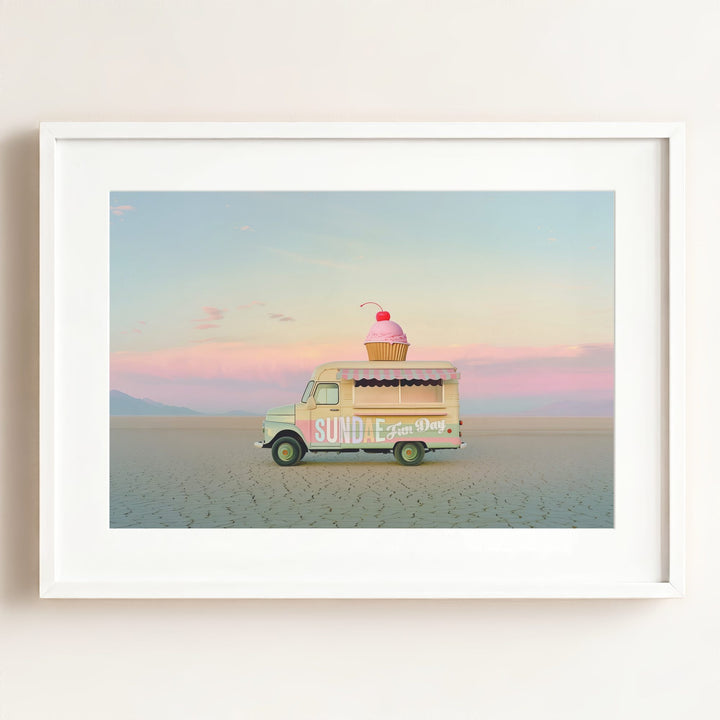 Sundae Fun Day Food Truck Art