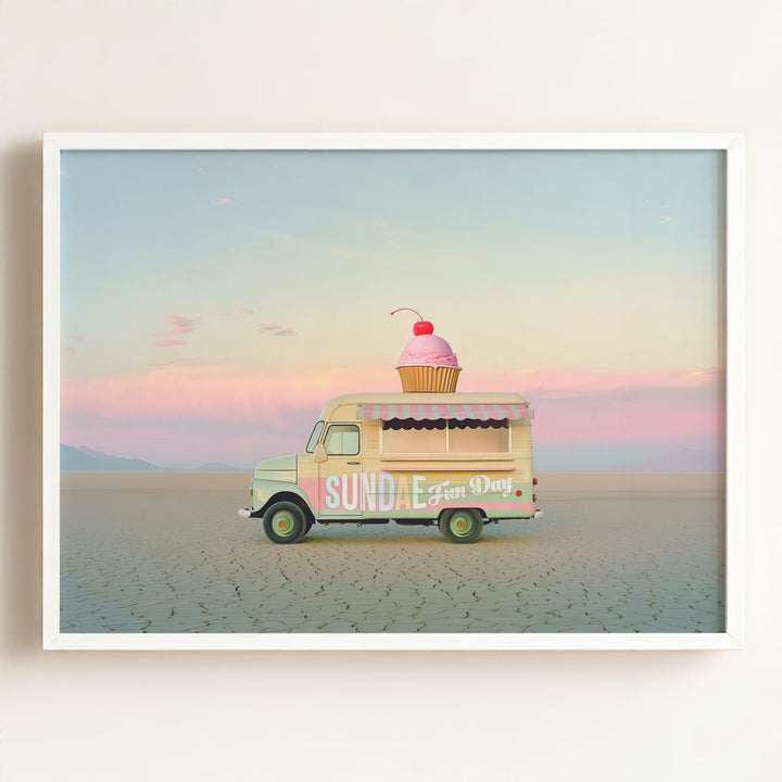 Sundae Fun Day Food Truck Art