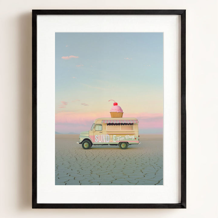 Sundae Fun Day Food Truck Art