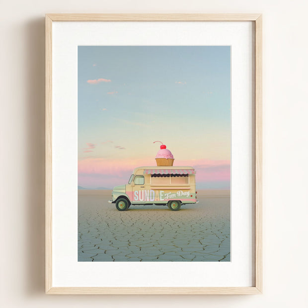 Sundae Fun Day Food Truck Art