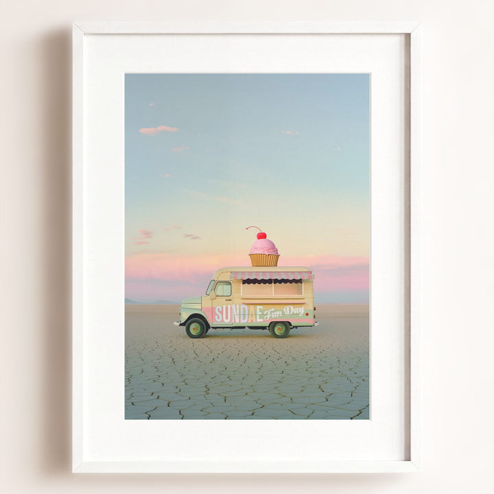 Sundae Fun Day Food Truck Art