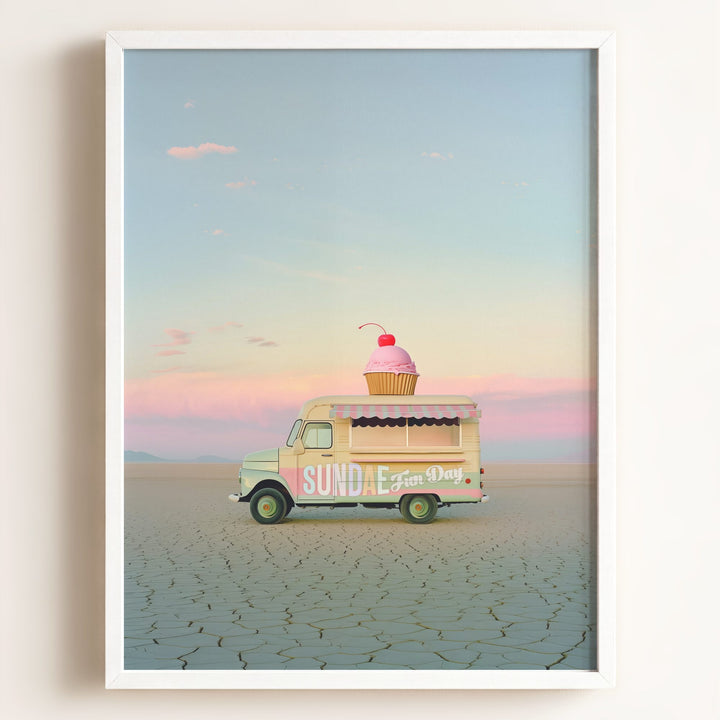 Sundae Fun Day Food Truck Art
