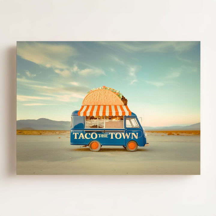 Taco the Town Food Truck Art