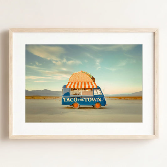 Taco the Town Food Truck Art