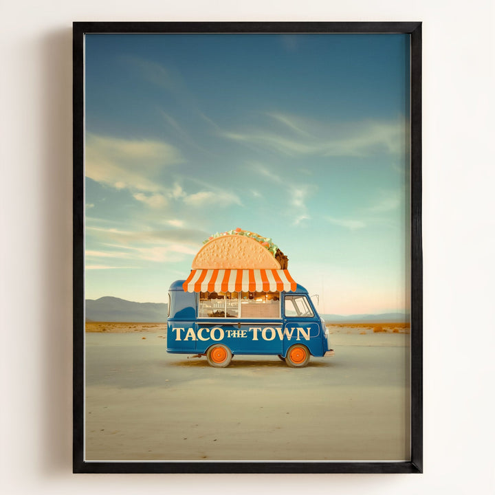 Taco the Town Food Truck Art