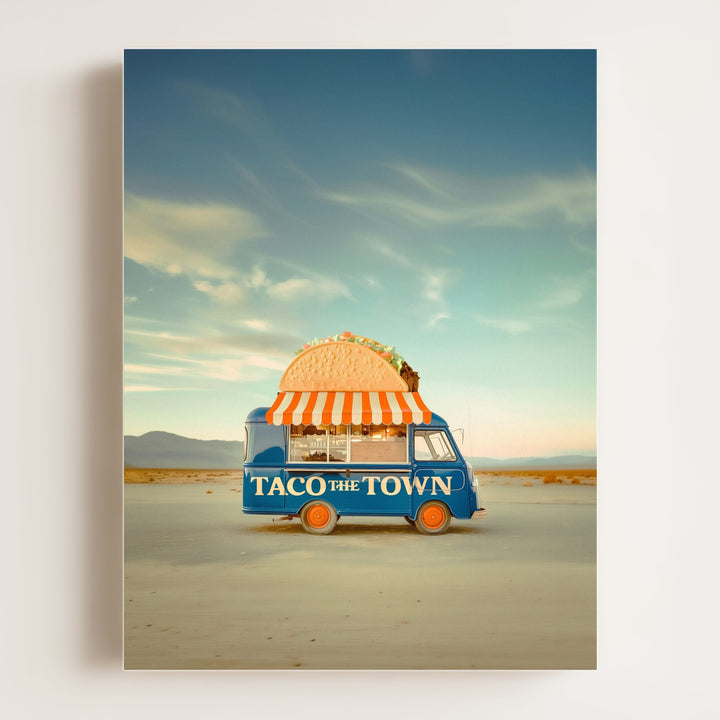 Taco the Town Food Truck Art