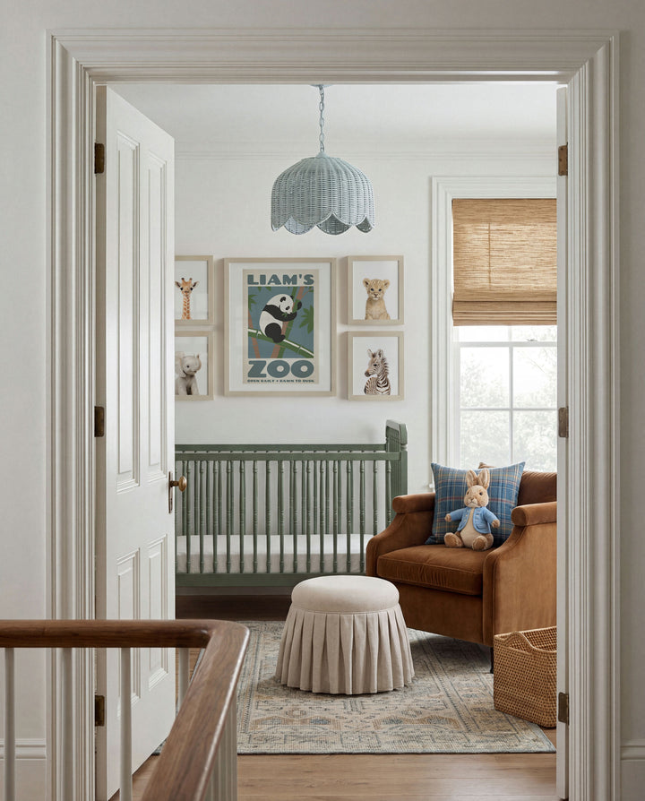 Personalized Vintage Zoo Poster