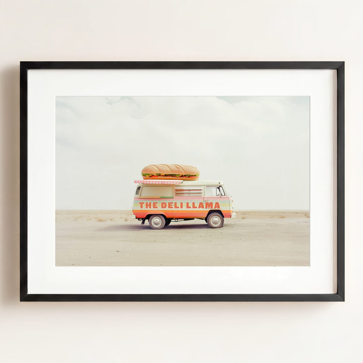 The Deli Llama Food Truck Art