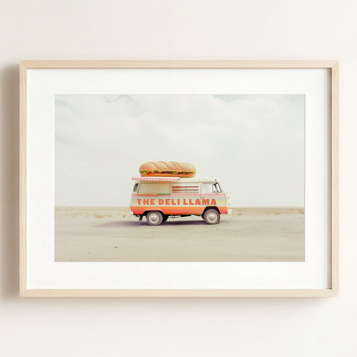 The Deli Llama Food Truck Art