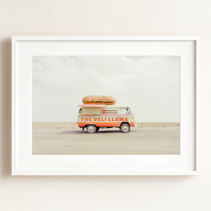 The Deli Llama Food Truck Art