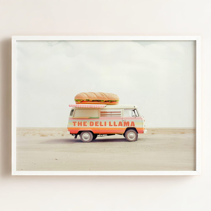 The Deli Llama Food Truck Art