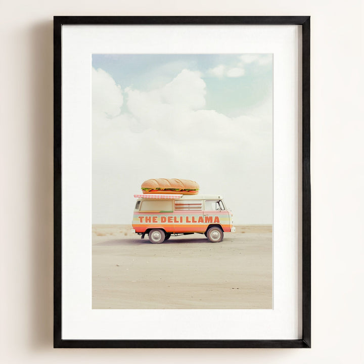 The Deli Llama Food Truck Art