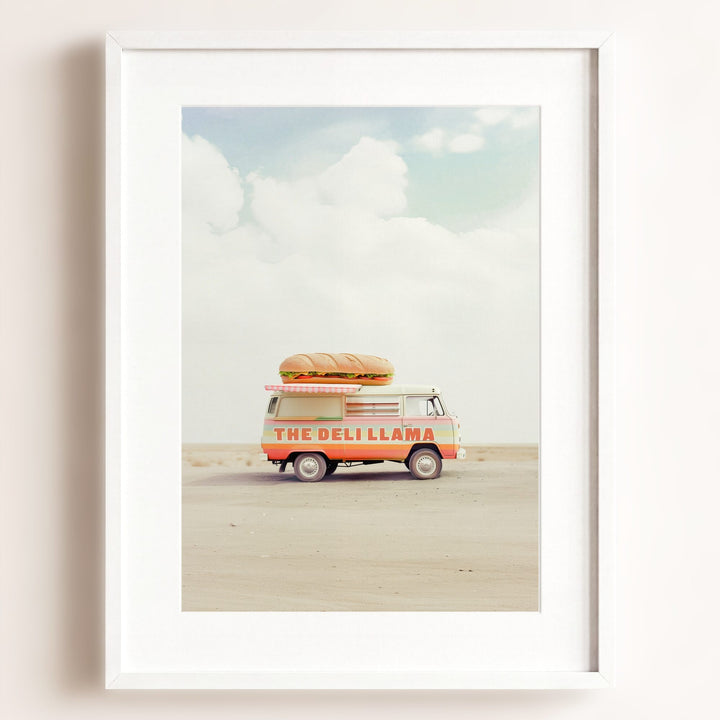 The Deli Llama Food Truck Art