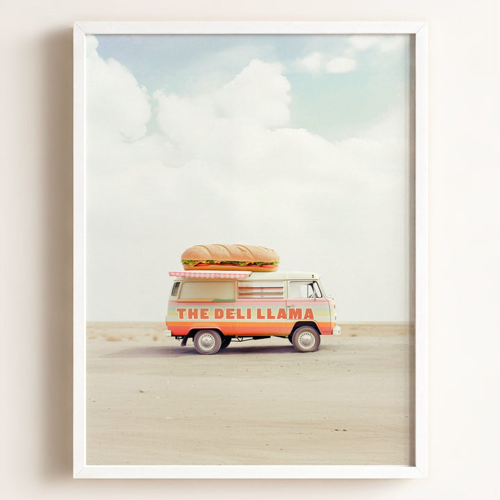 The Deli Llama Food Truck Art