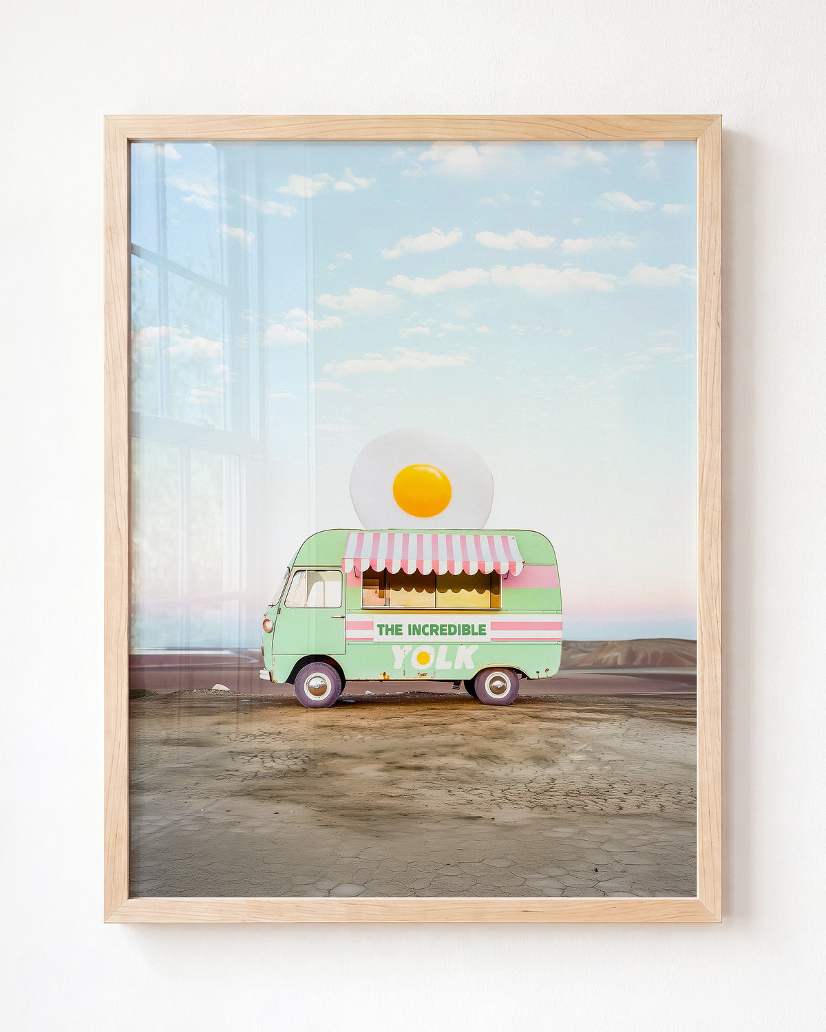 The Incredible Yolk Food Truck Art — Framed