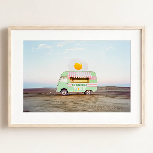 The Incredible Yolk Food Truck Art — Framed
