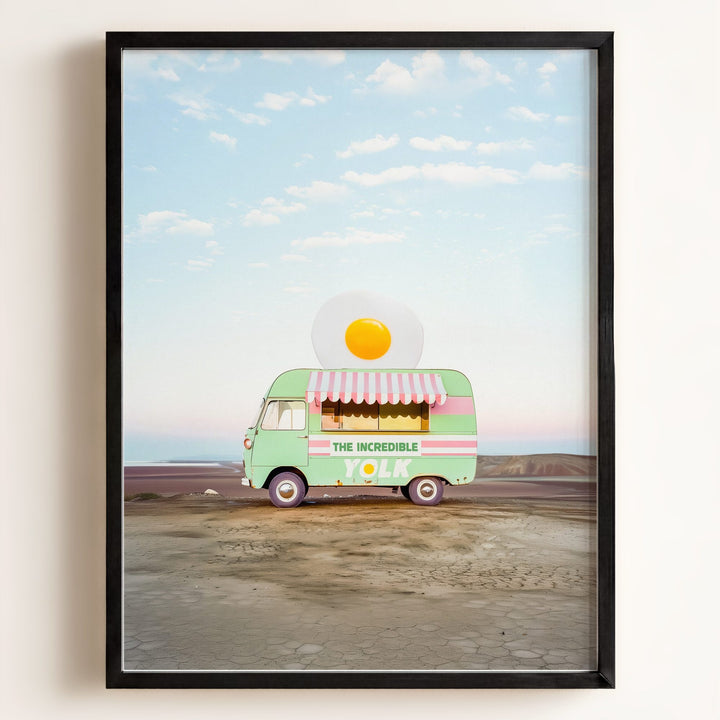 The Incredible Yolk Food Truck Art