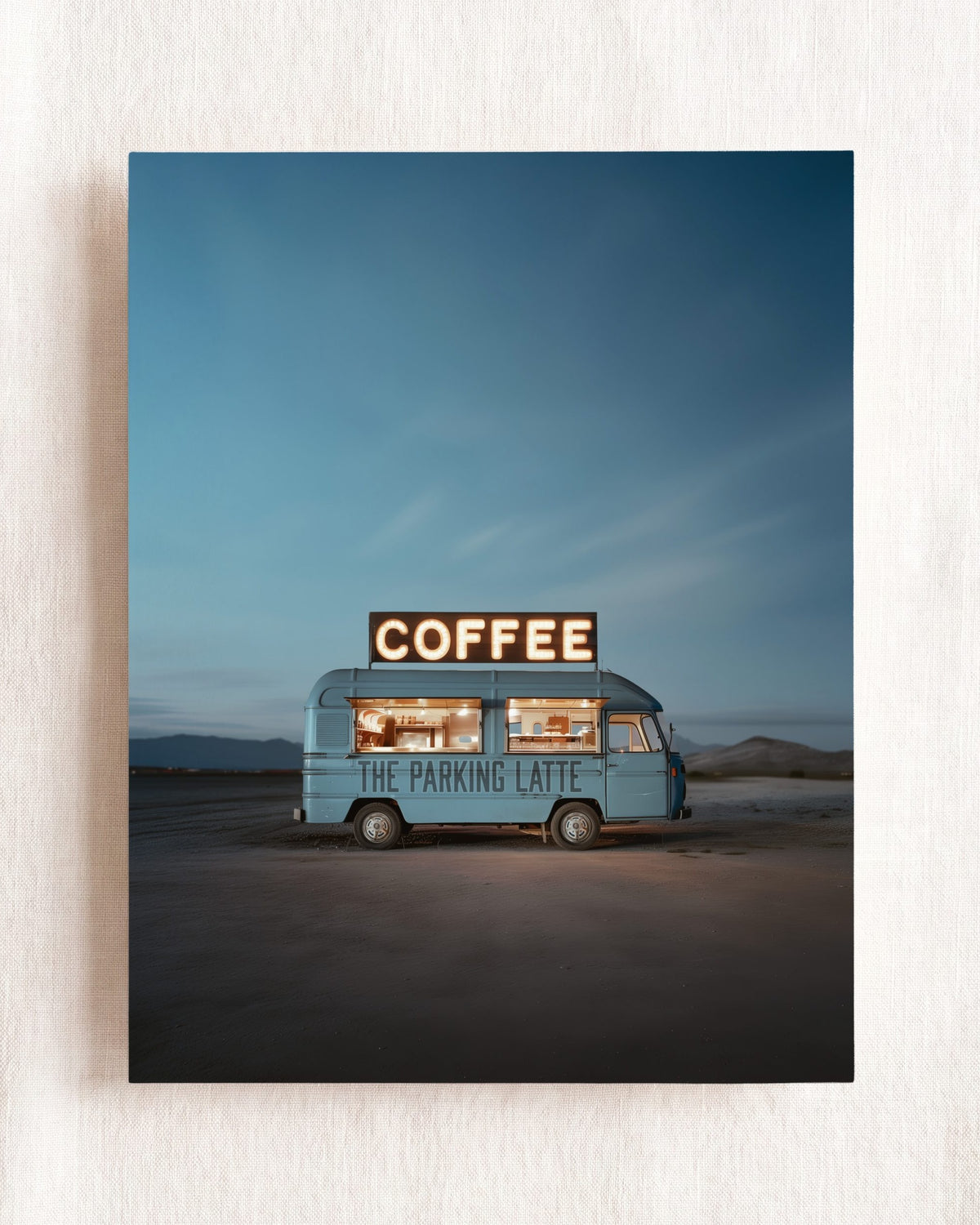 The Parking Latte Food Truck Art