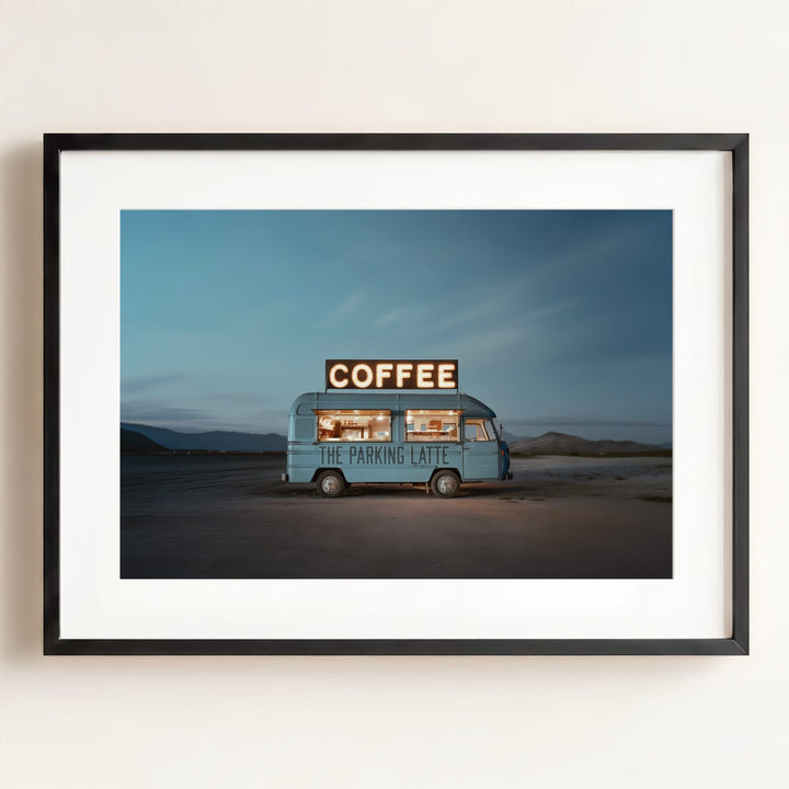 The Parking Latte Food Truck Art