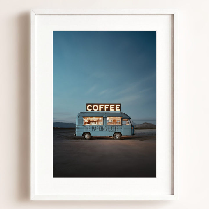 The Parking Latte Food Truck Art