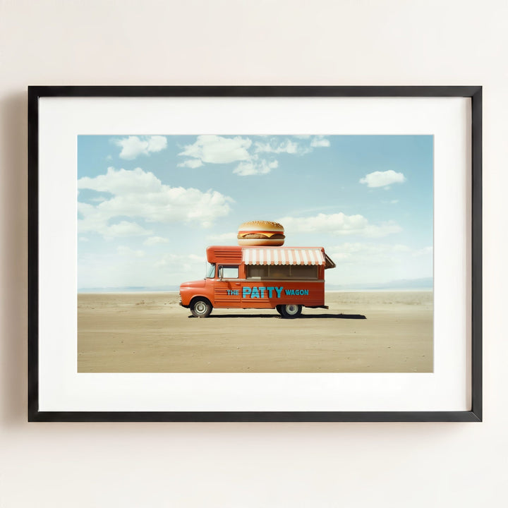 The Patty Wagon Food Truck Art