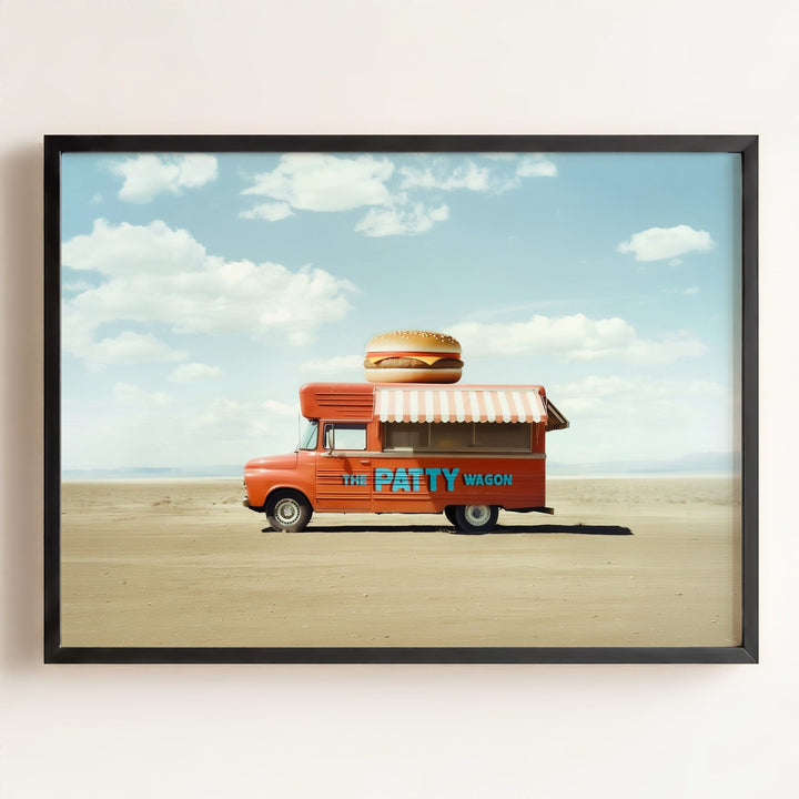 The Patty Wagon Food Truck Art