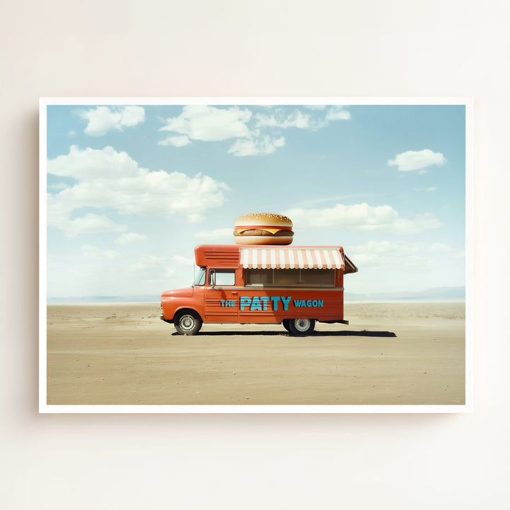 The Patty Wagon Food Truck Art
