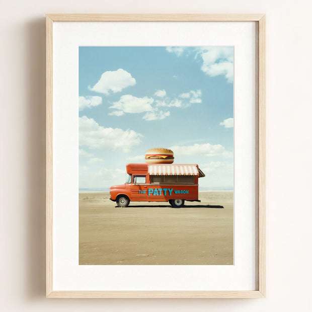 The Patty Wagon Food Truck Art