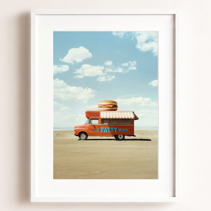The Patty Wagon Food Truck Art