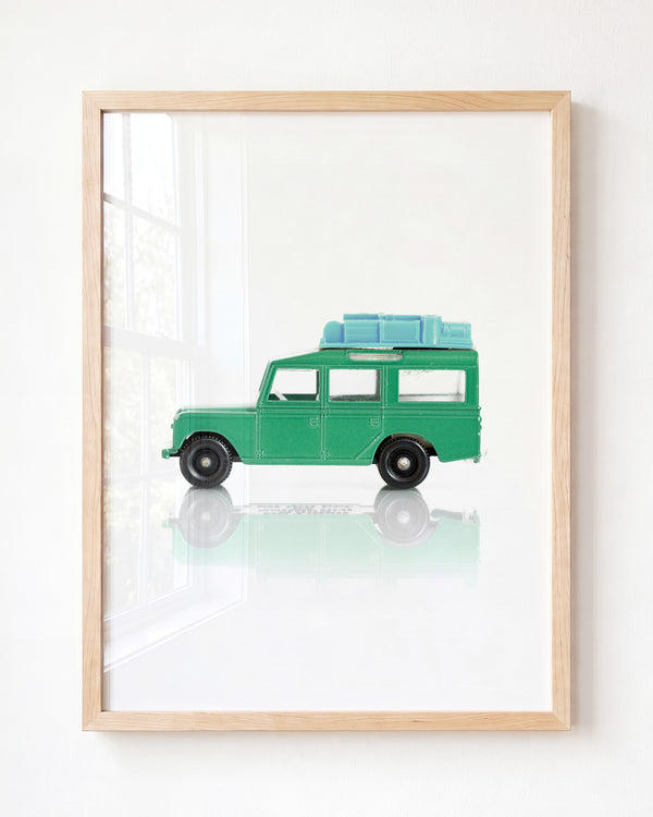 Toy Cars: Land Rover Art – Framed