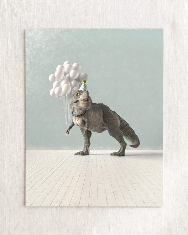 Tyrannosaurus Rex Party Animal Art Print