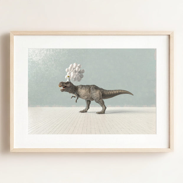 Tyrannosaurus Rex Party Animal Art Print
