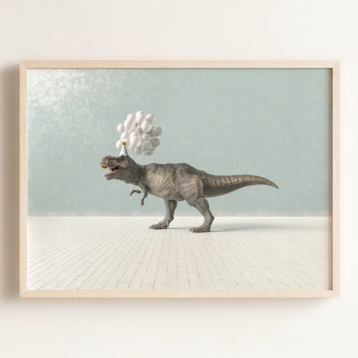 Tyrannosaurus Rex Party Animal Art Print