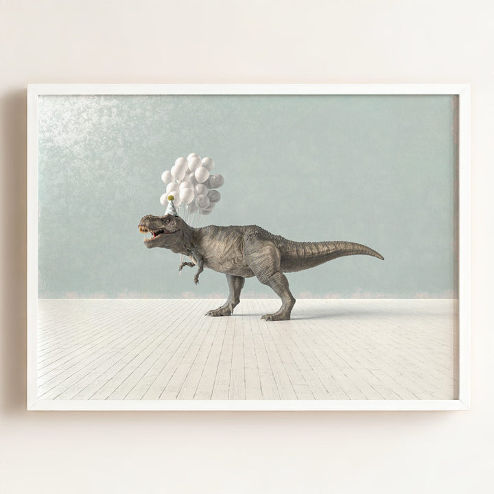 Tyrannosaurus Rex Party Animal Art Print