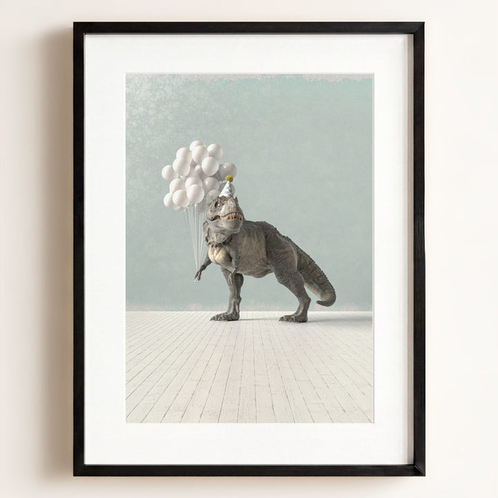 Tyrannosaurus Rex Party Animal Art Print