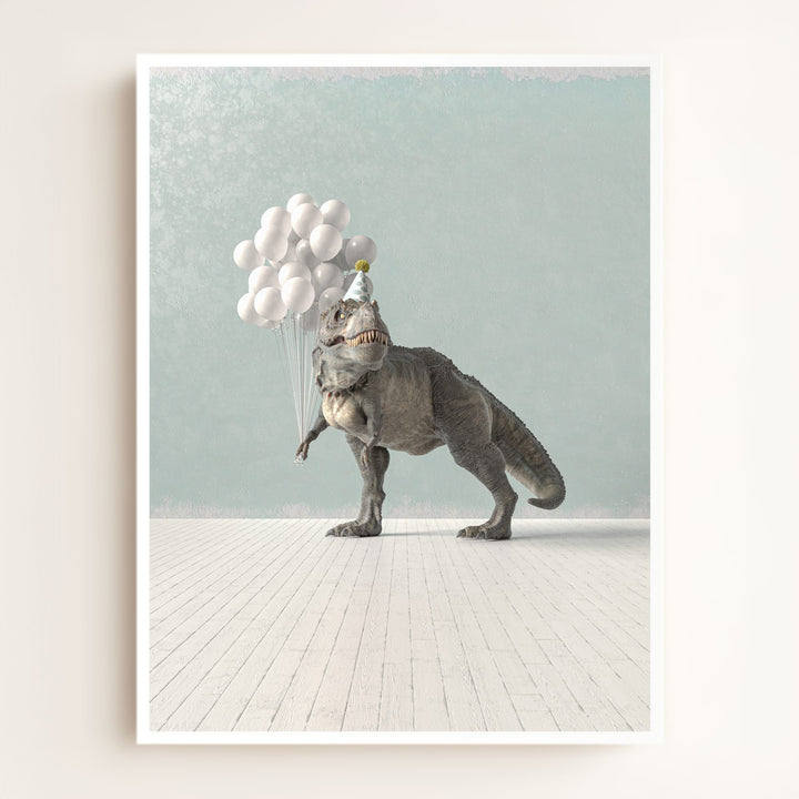 Tyrannosaurus Rex Party Animal Art Print
