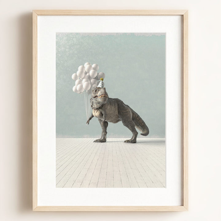Tyrannosaurus Rex Party Animal Art Print