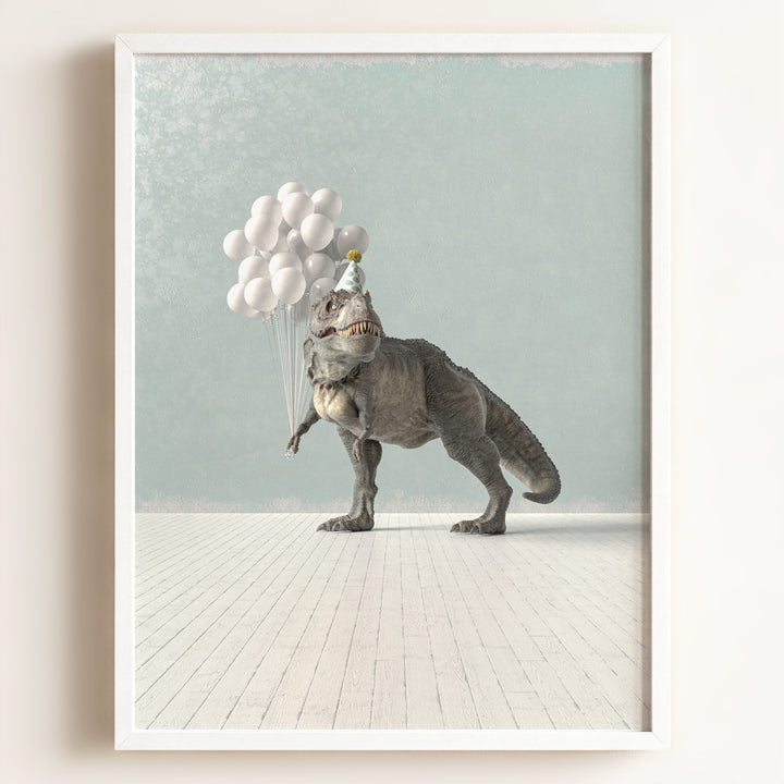 Tyrannosaurus Rex Party Animal Art Print