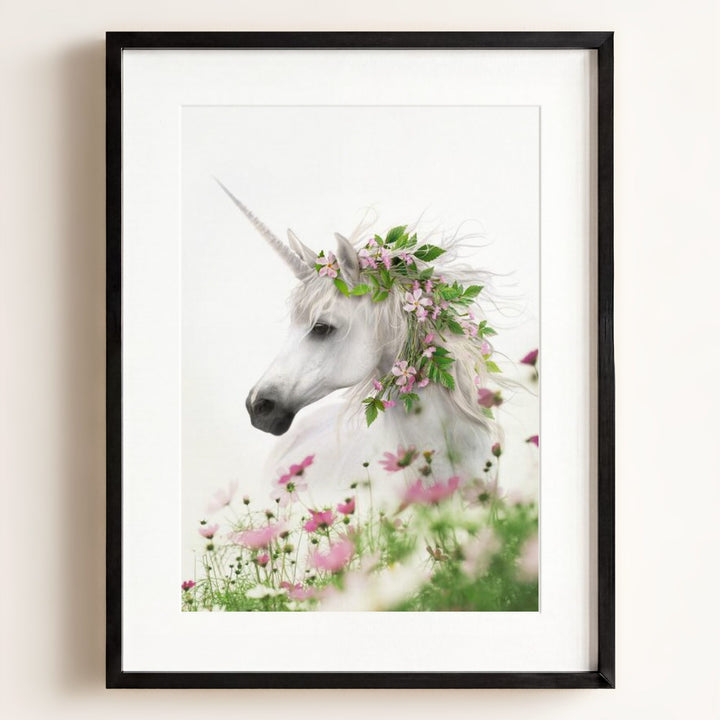 Unicorn with Flower Crown