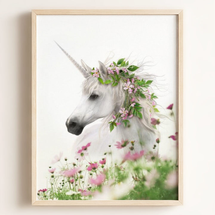 Unicorn with Flower Crown