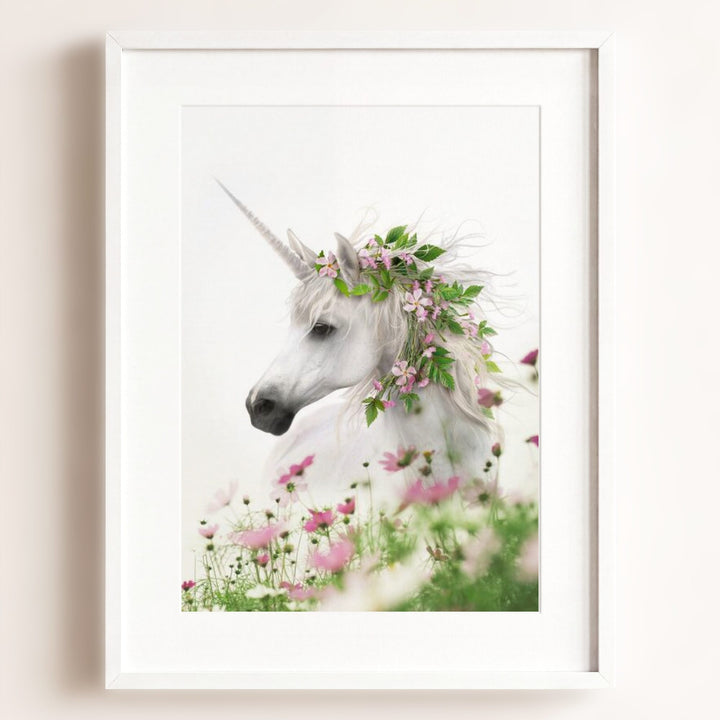 Unicorn with Flower Crown