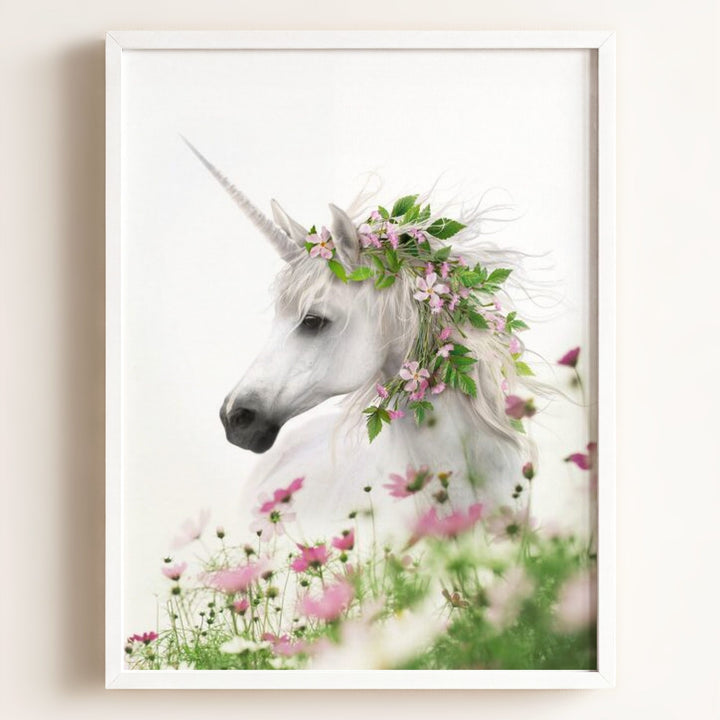 Unicorn with Flower Crown