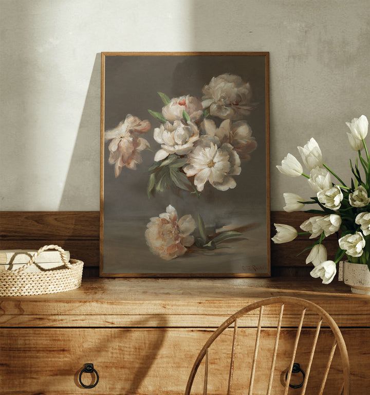 Vintage Peonies Art Print