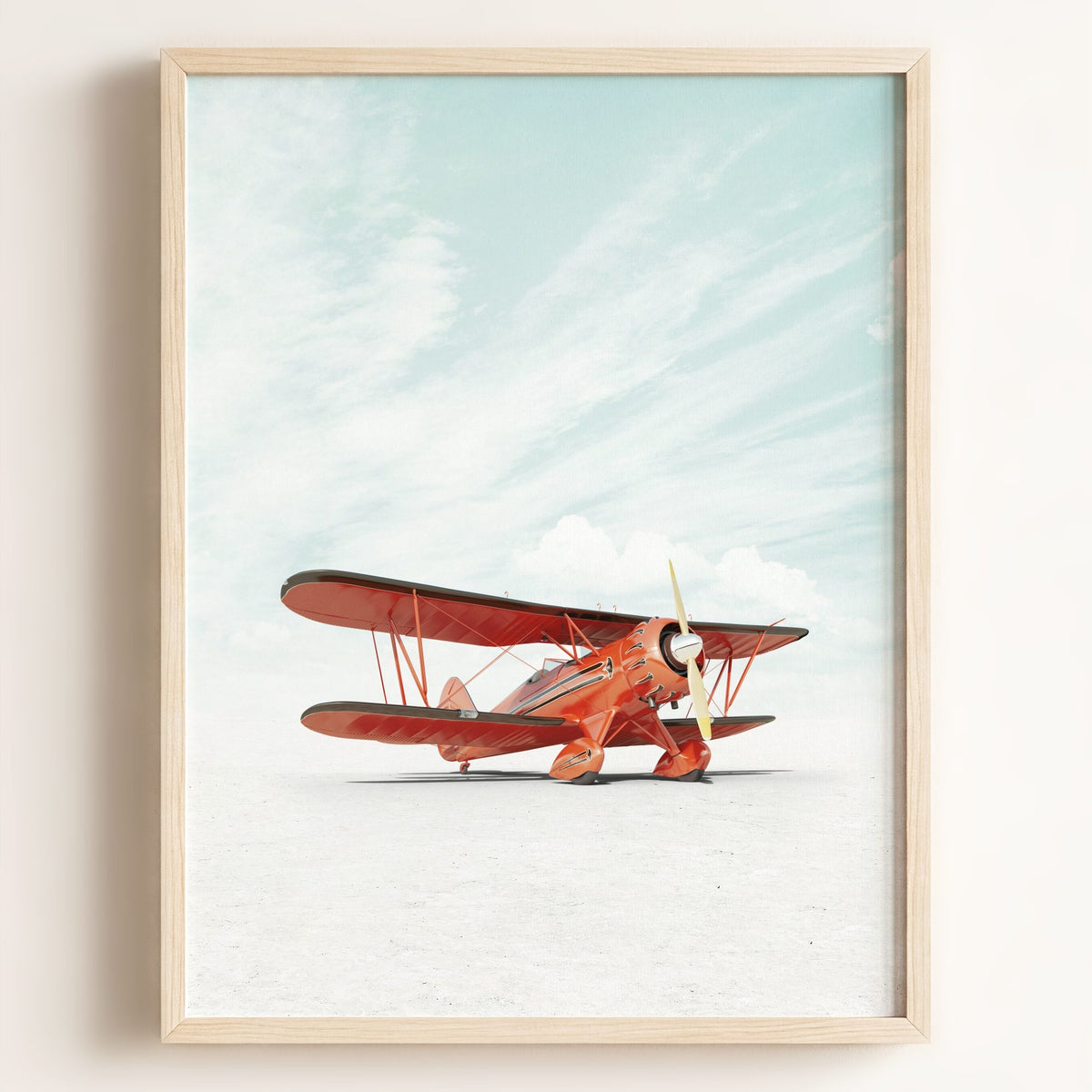 Waco Classic Airplane — Framed Art