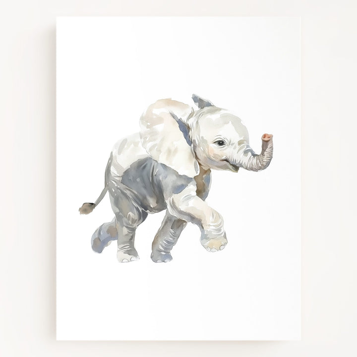 Keepsake Kingdom Watercolor Elephant Art Print