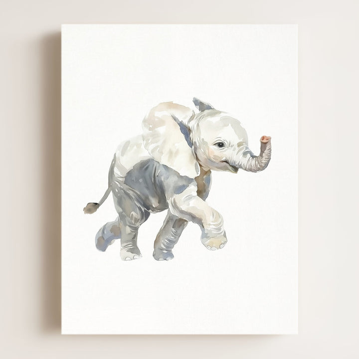 Watercolor Elephant Art Print