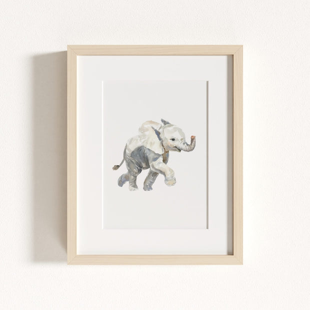 Watercolor Elephant Art Print