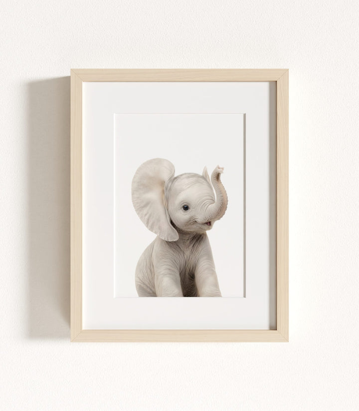 Baby Safari Animals Nursery Decor - African Animals Set of 6 Prints