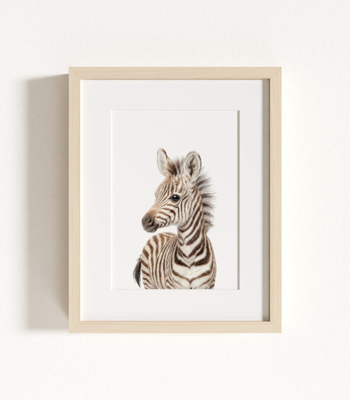 Baby Safari Animals Nursery Decor - African Animals Set of 6 Prints